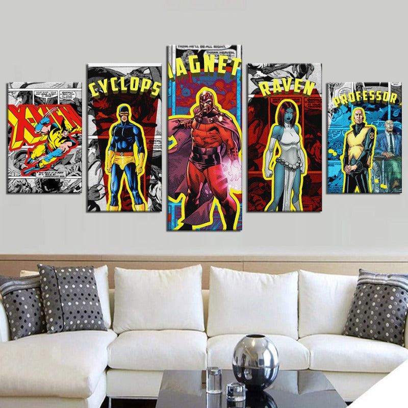 Marvel Comic Superhelden - Leinwand Wandkunst Gemälde