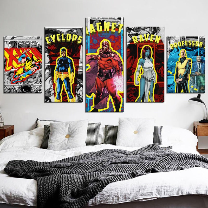 Marvel Comic Superhelden - Leinwand Wandkunst Gemälde