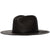 Sommerstrohhut Fedora-Schwarz | Brehn