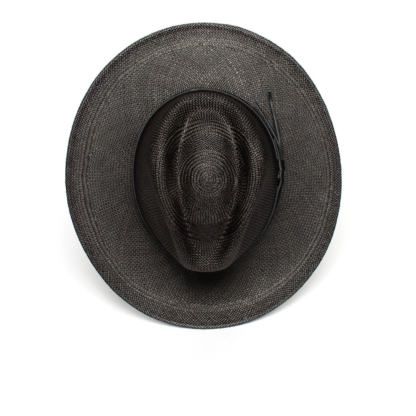 Sommerstrohhut Fedora-Schwarz | Brehn