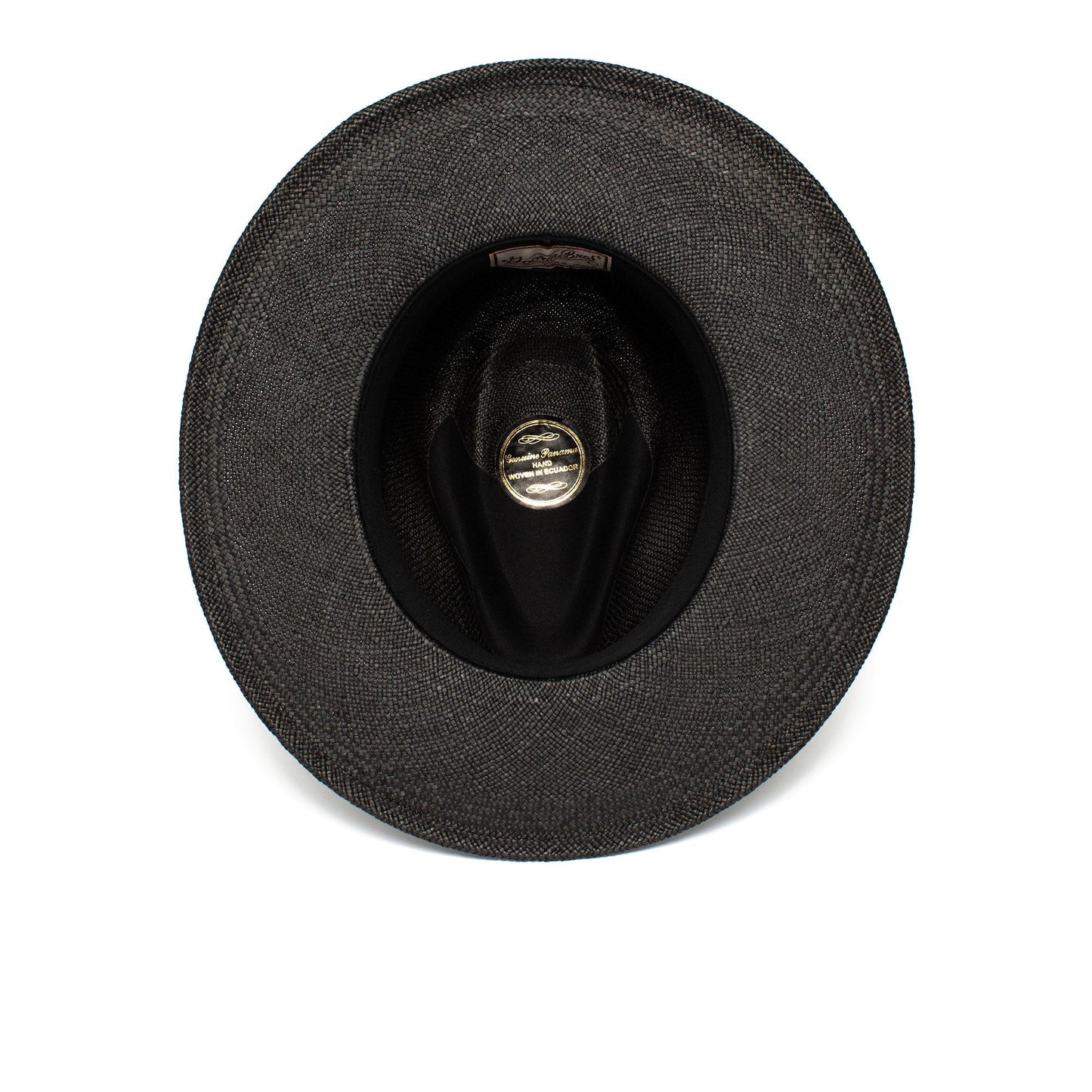 Sommerstrohhut Fedora-Schwarz | Brehn