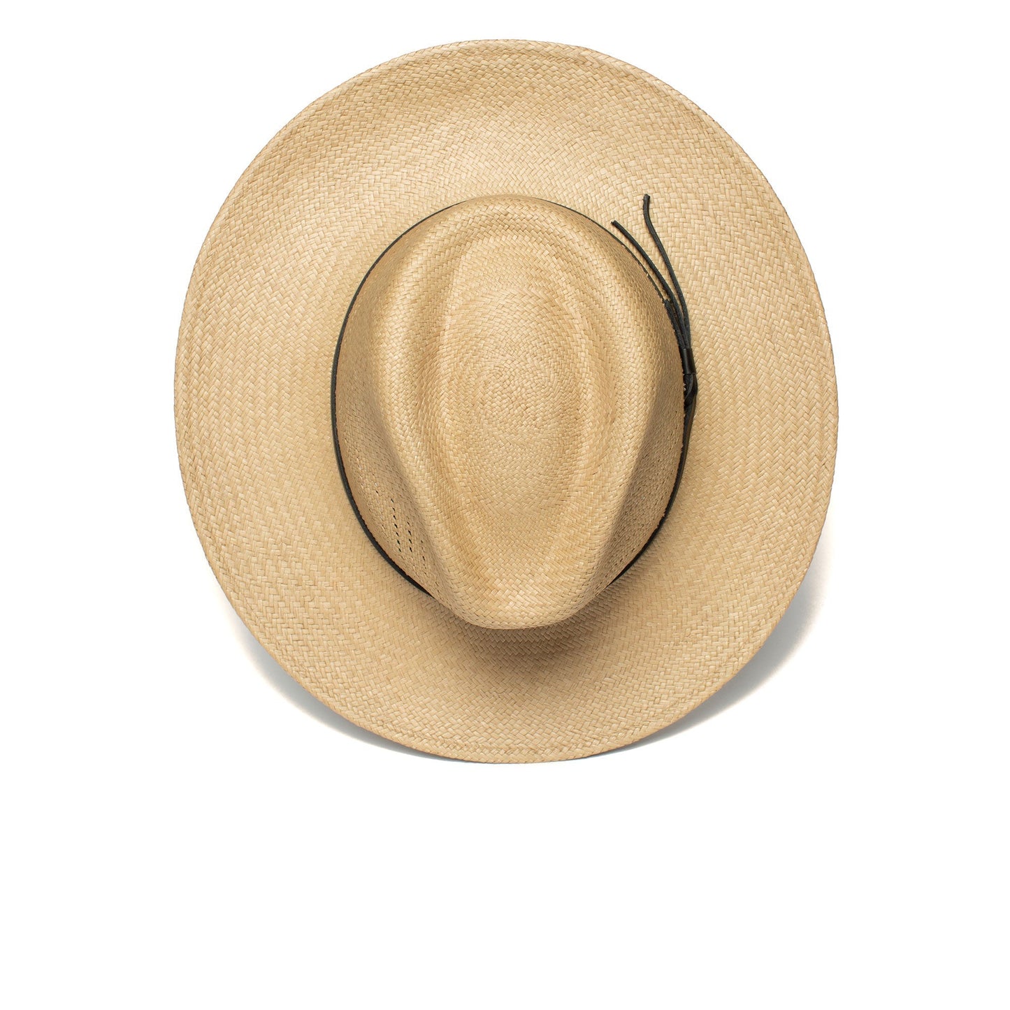Sommerstrohhut Fedora-Schwarz | Brehn