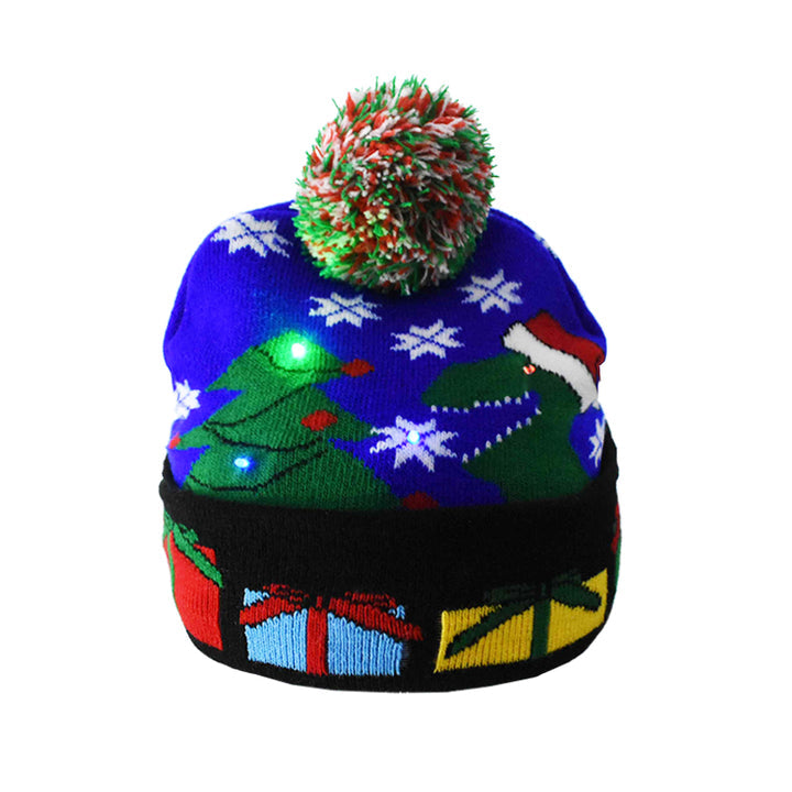 Brehn | 🎅LED Weihnachtsstrickmützen Leuchten Xmas Mütze
