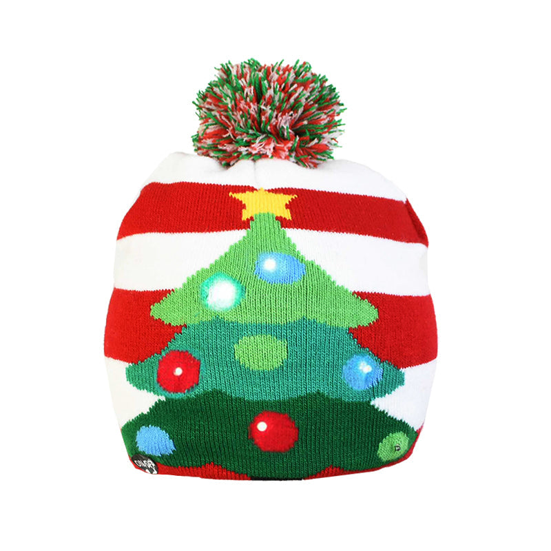 Brehn | 🎅LED Weihnachtsstrickmützen Leuchten Xmas Mütze
