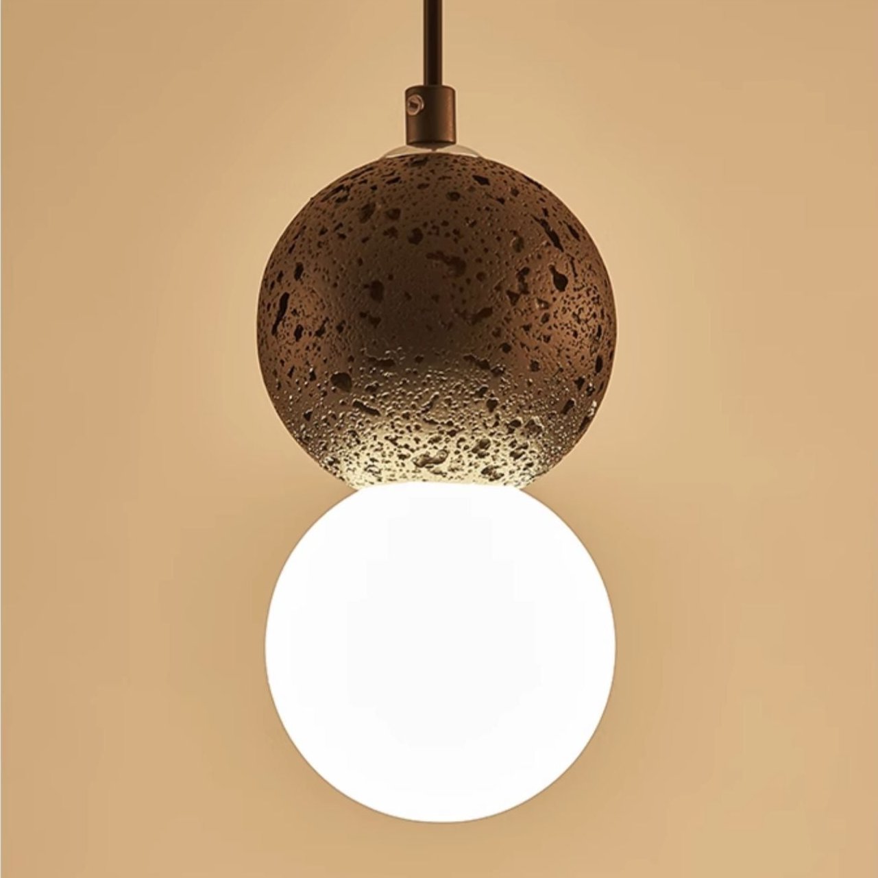 Brehn | ValentinaGlow Pendelleuchte - Elegante Glas-LED-Pendelleuchte für zeitgemäße Innenräume