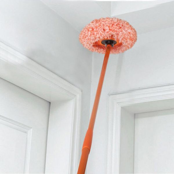 Brehn | LuxeClean 360° Rotationsmopp | Verstellbarer Mop für müheloses Reinigen in jeder Ecke