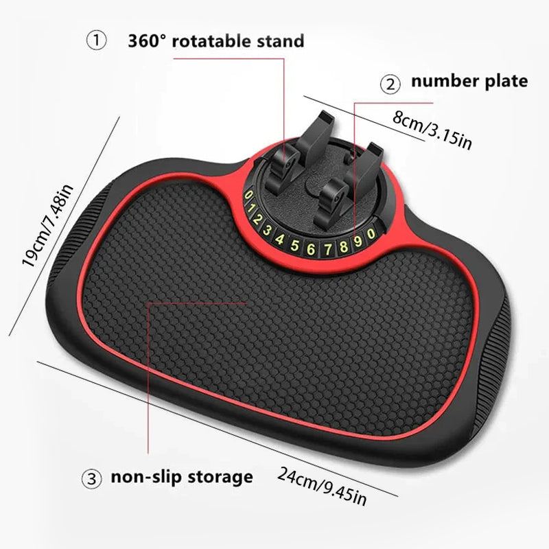 Multifunktionales Auto-Antirutschmatte Auto-Handyhalter | Brehn