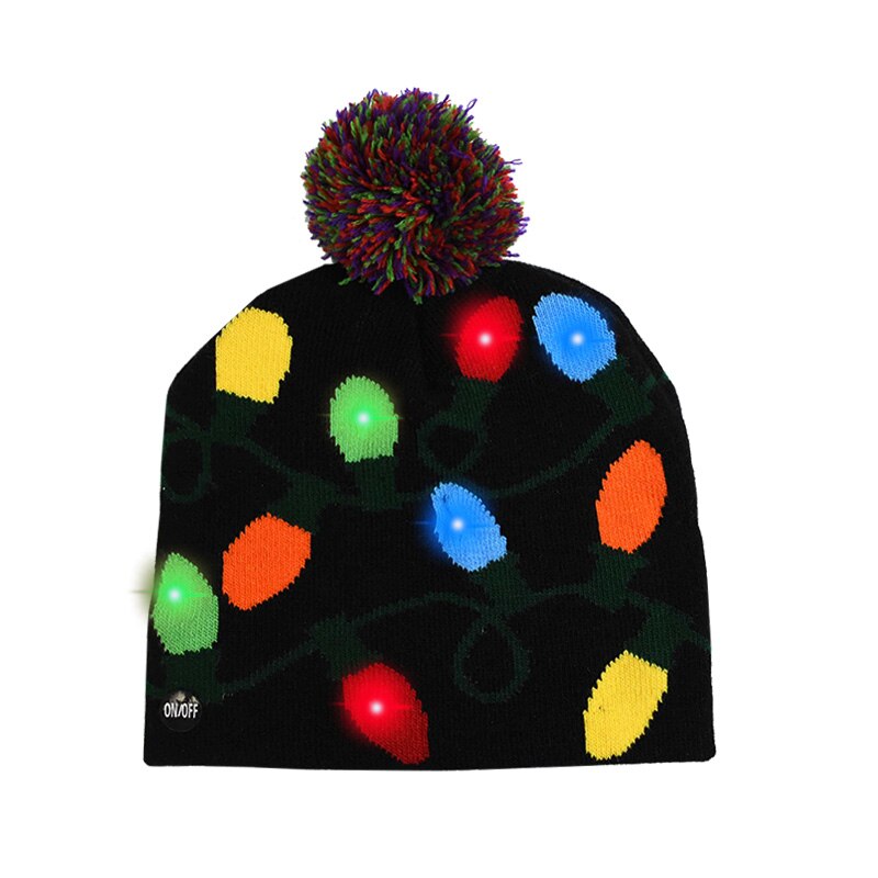 Brehn | 🎅LED Weihnachtsstrickmützen Leuchten Xmas Mütze
