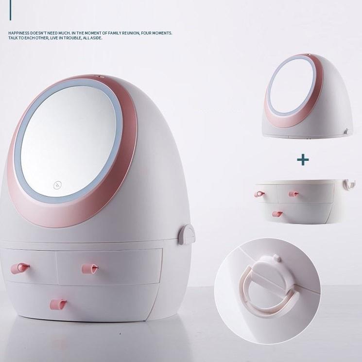 LED Spiegel Kosmetik Aufbewahrungsbox | Brehn