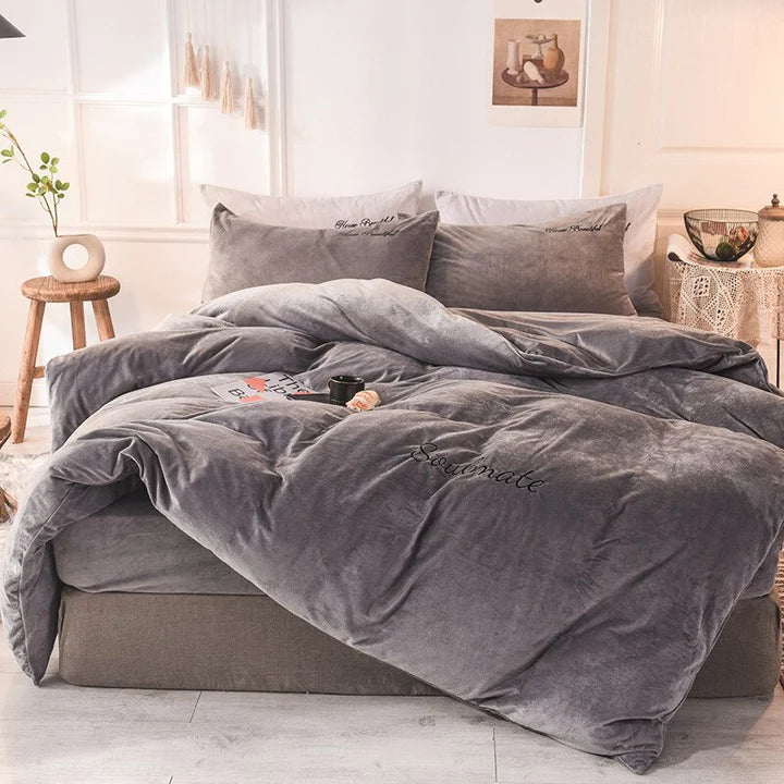 Brehn | SilkCloud Bettbezug - Kuscheliger Fleece Bettbezug für ein unvergleichliches Schlaferlebnis