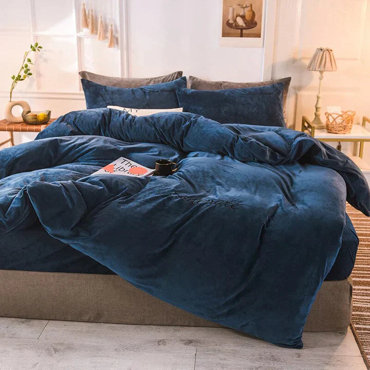Brehn | SilkCloud Bettbezug - Kuscheliger Fleece Bettbezug für ein unvergleichliches Schlaferlebnis