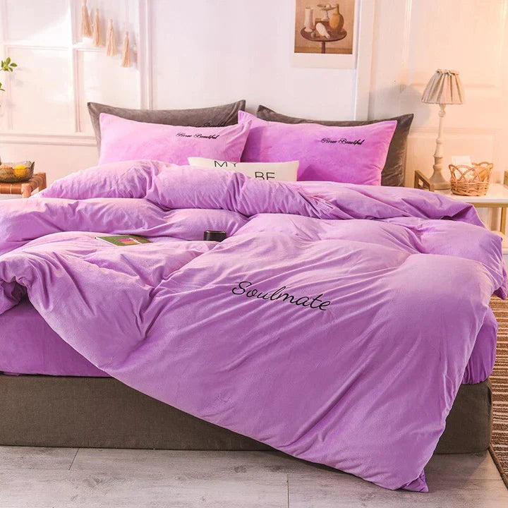 Brehn | SilkCloud Bettbezug - Kuscheliger Fleece Bettbezug für ein unvergleichliches Schlaferlebnis
