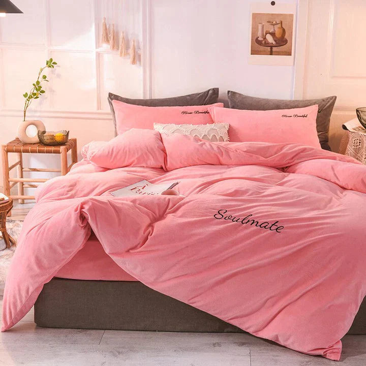 Brehn | SilkCloud Bettbezug - Kuscheliger Fleece Bettbezug für ein unvergleichliches Schlaferlebnis