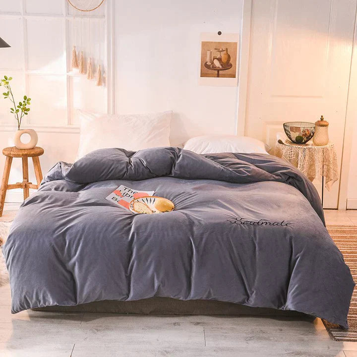 Brehn | SilkCloud Bettbezug - Kuscheliger Fleece Bettbezug für ein unvergleichliches Schlaferlebnis