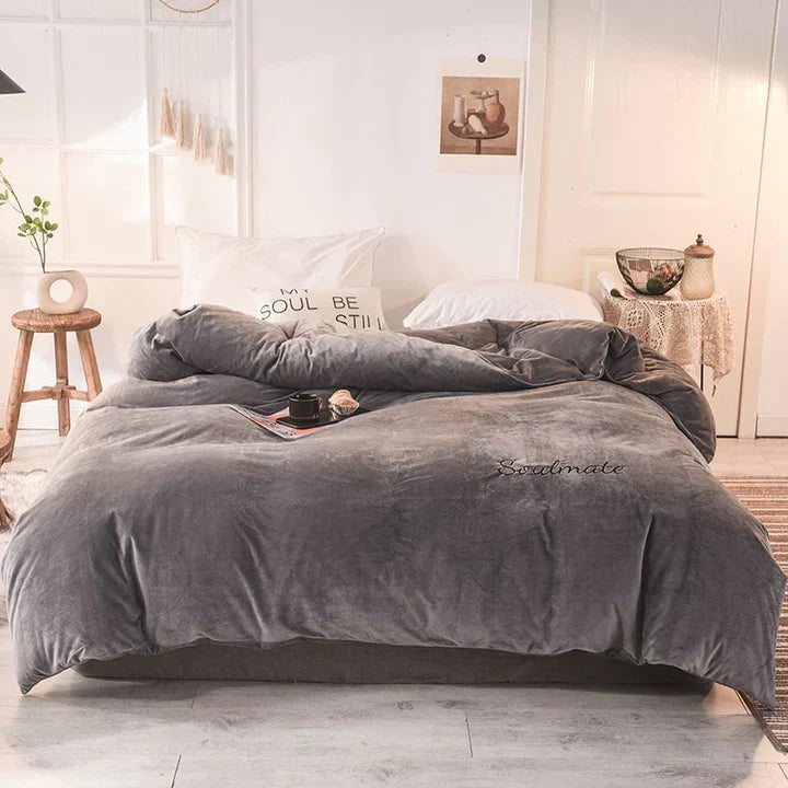 Brehn | SilkCloud Bettbezug - Kuscheliger Fleece Bettbezug für ein unvergleichliches Schlaferlebnis