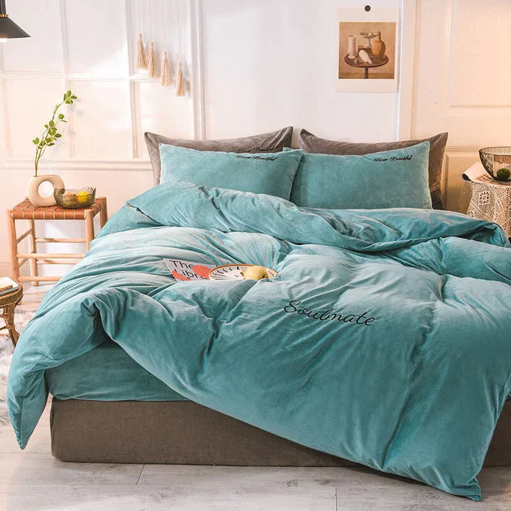 Brehn | SilkCloud Bettbezug - Kuscheliger Fleece Bettbezug für ein unvergleichliches Schlaferlebnis