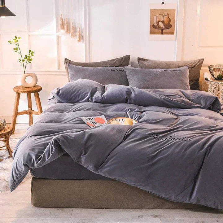 Brehn | SilkCloud Bettbezug - Kuscheliger Fleece Bettbezug für ein unvergleichliches Schlaferlebnis