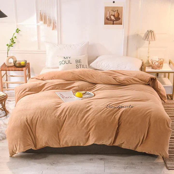 Brehn | SilkCloud Bettbezug - Kuscheliger Fleece Bettbezug für ein unvergleichliches Schlaferlebnis