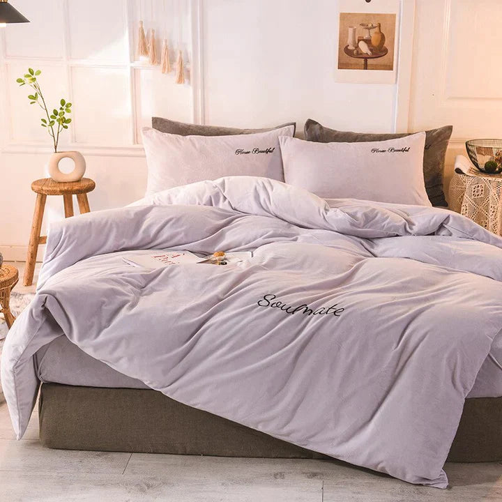 Brehn | SilkCloud Bettbezug - Kuscheliger Fleece Bettbezug für ein unvergleichliches Schlaferlebnis
