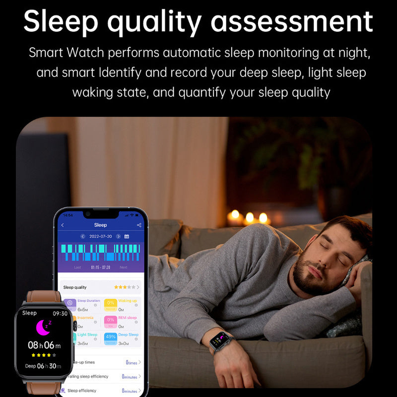 GlucoseGuardian Smartwatch: Präziser Blutzuckersensor und -monitor – Unverzichtbare Gesundheitsuhr für das Blutzuckermanagement