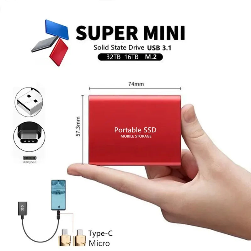 SSD externe Festplatte Festplattenspeicher SSD 1 2 4 8 12 16 32 64 TB extern | Brehn
