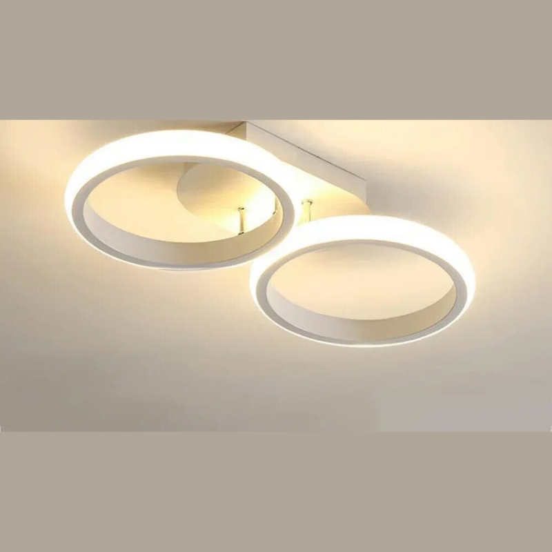 Moderner LED Ring-Kronleuchter – Minimalistische Deckenleuchte für Wohnzimmer und Essbereich | Brehn