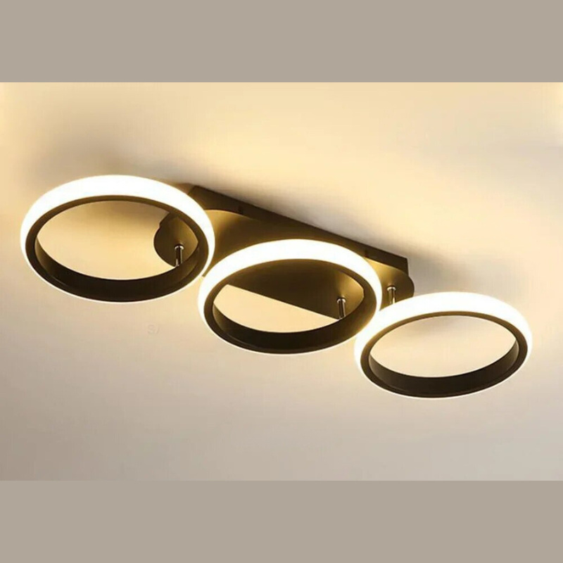 Moderner LED Ring-Kronleuchter – Minimalistische Deckenleuchte für Wohnzimmer und Essbereich | Brehn