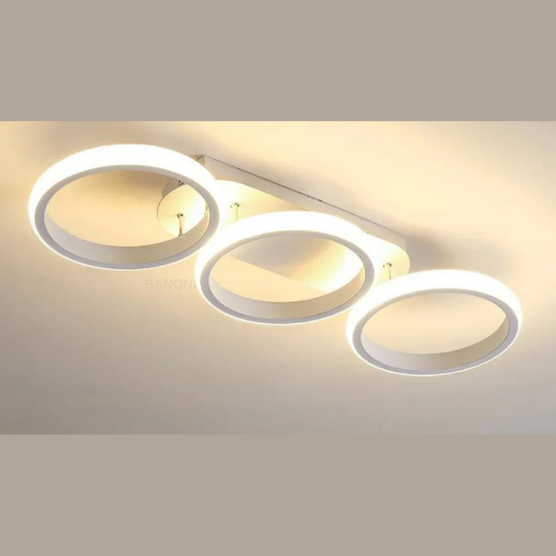 Moderner LED Ring-Kronleuchter – Minimalistische Deckenleuchte für Wohnzimmer und Essbereich | Brehn