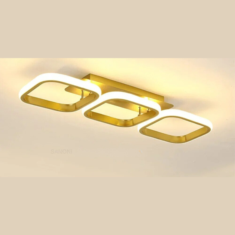 Moderner LED Ring-Kronleuchter – Minimalistische Deckenleuchte für Wohnzimmer und Essbereich | Brehn