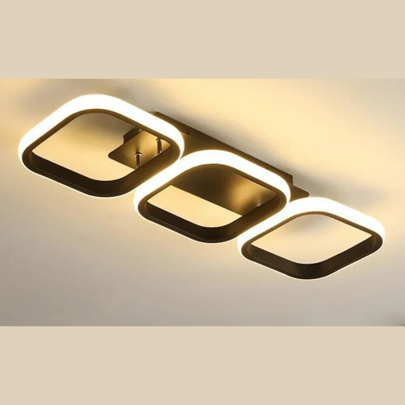 Moderner LED Ring-Kronleuchter – Minimalistische Deckenleuchte für Wohnzimmer und Essbereich | Brehn