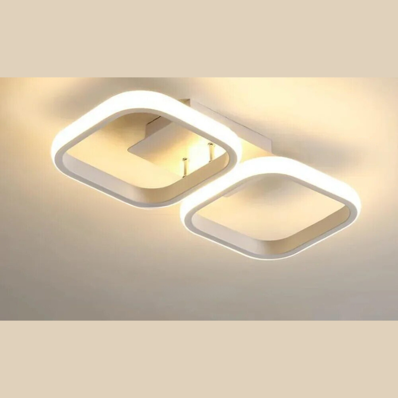 Moderner LED Ring-Kronleuchter – Minimalistische Deckenleuchte für Wohnzimmer und Essbereich | Brehn