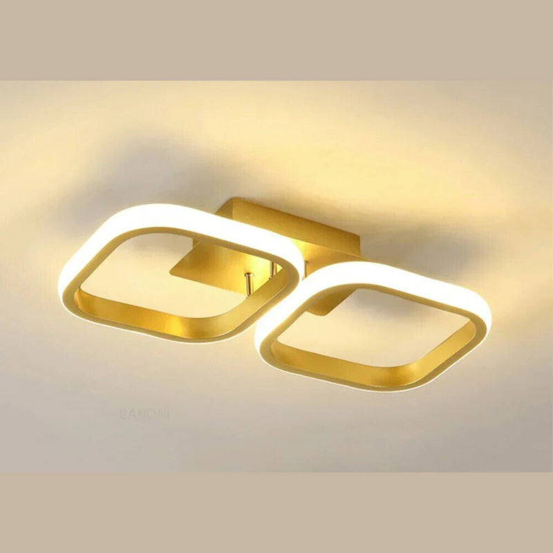 Moderner LED Ring-Kronleuchter – Minimalistische Deckenleuchte für Wohnzimmer und Essbereich | Brehn