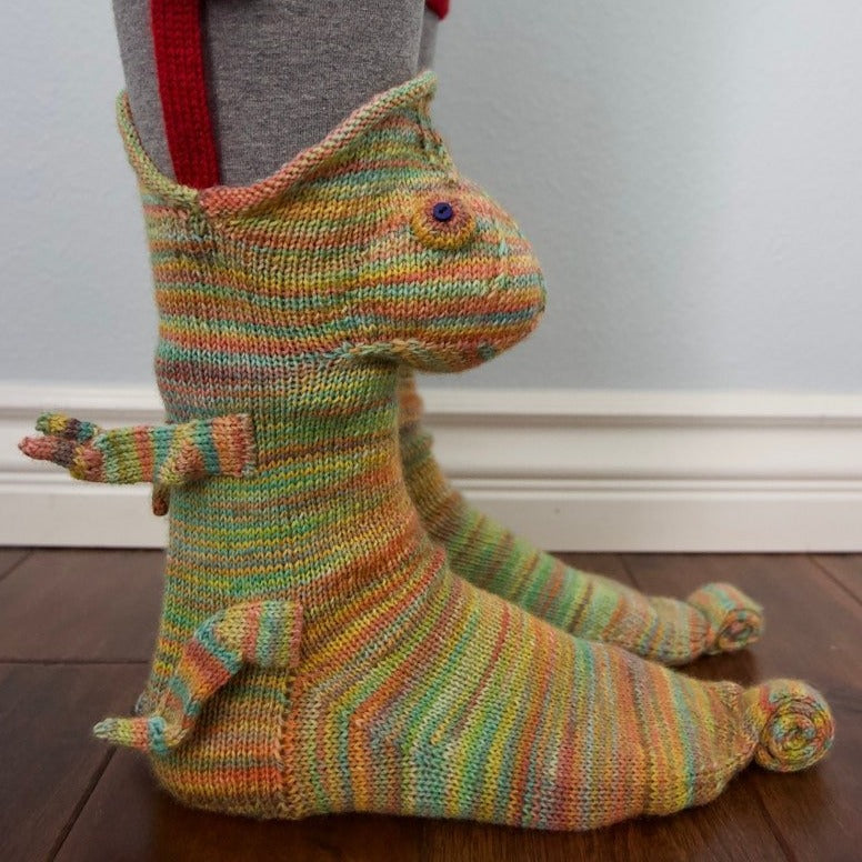 Strickkrokodilsocken | Brehn