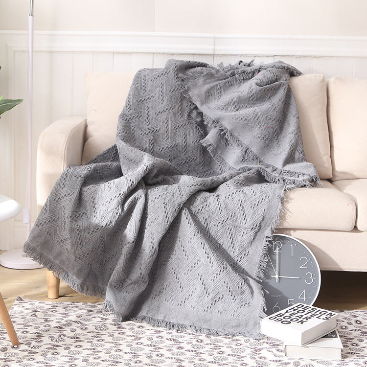 Elegante Gewebte Wurfdecke
