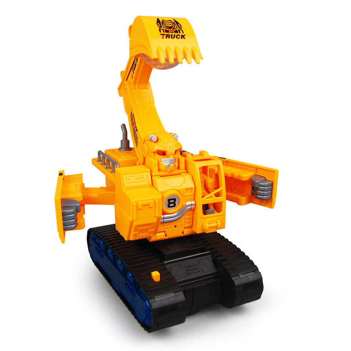 Brehn | Transformierender Disco Bagger Kinderspielzeug
