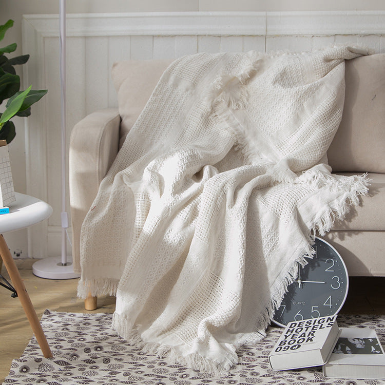 Elegante Gewebte Wurfdecke