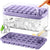 Brehn | 101oz. Eiswürfelschale Set - 64 Stück Silikon Eiswürfelschale mit Deckel & Behälter