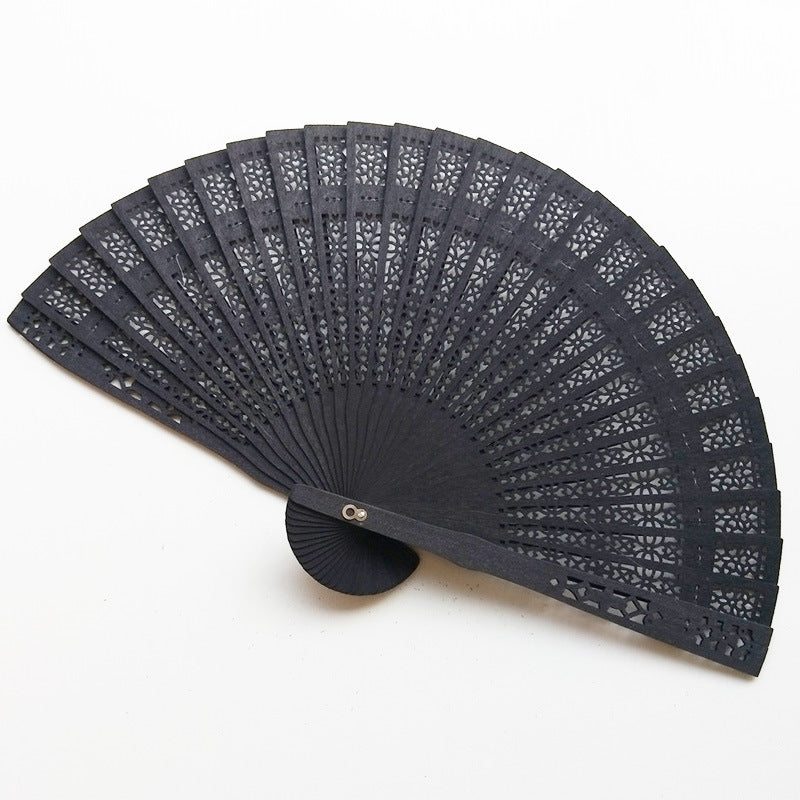 Damen Fächer aus elegantem, kunstvoll durchbrochenem Material Brehn