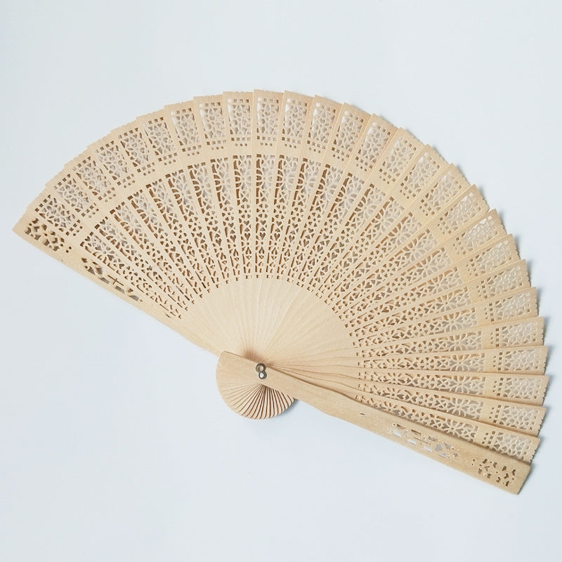 Damen eleganter Fächer aus hochwertigem Kunststoff mit kunstvollen Durchbrüchen Brehn