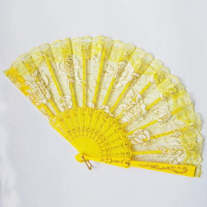 Damen eleganter Spitzenfächer Brehn