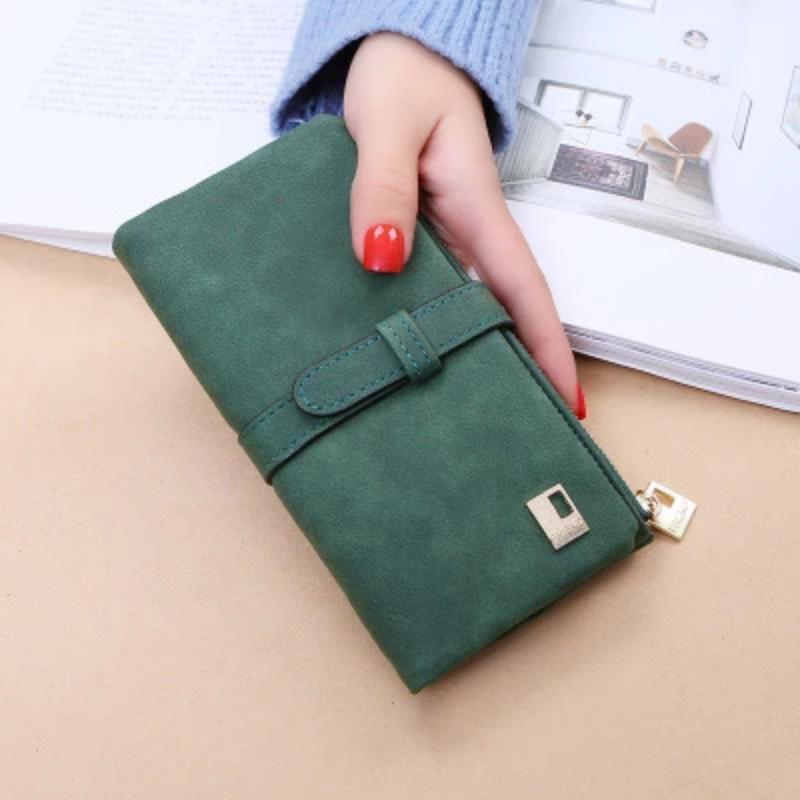 Lange doppelte Klappbrieftasche für Frauen | Brehn