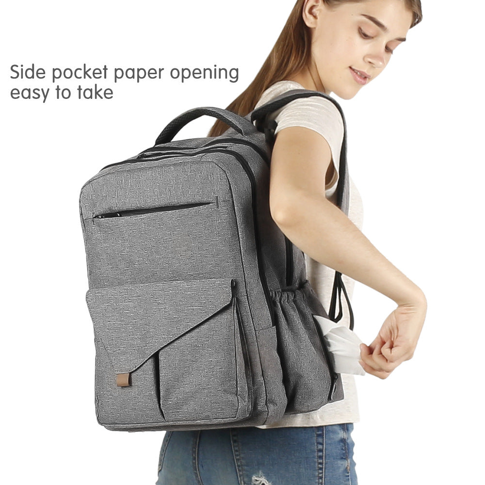 Eleganter Laptop-Rucksack mit Verstärktem Rücken und Isolierten Fächern Brehn