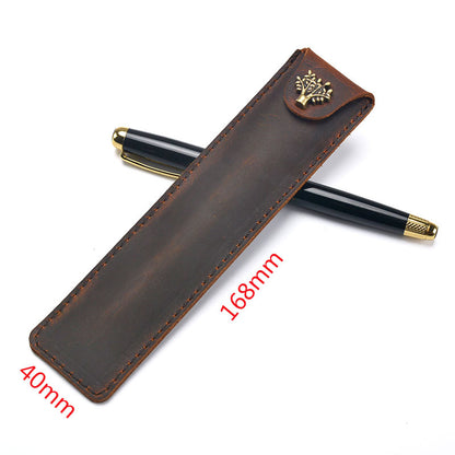 Handgefertigter Leder-Stifthalter