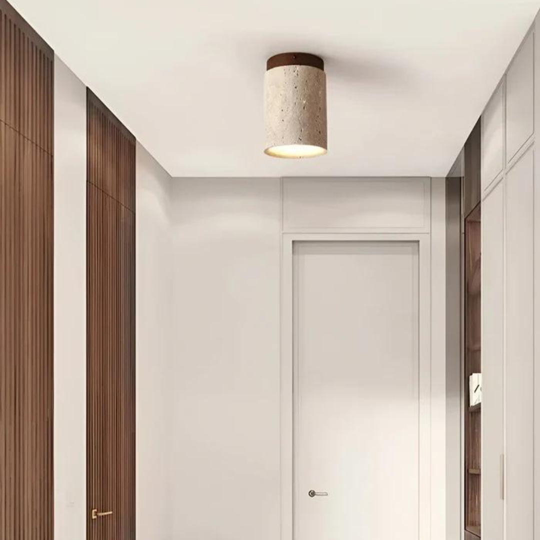 Trendige Runde Japanische Stil Deckenlampe - ZenLight | Brehn