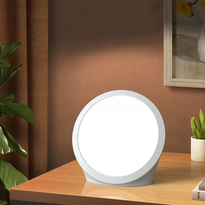 Moderne LED-Lichttherapieleuchte mit drei Farbtemperaturen