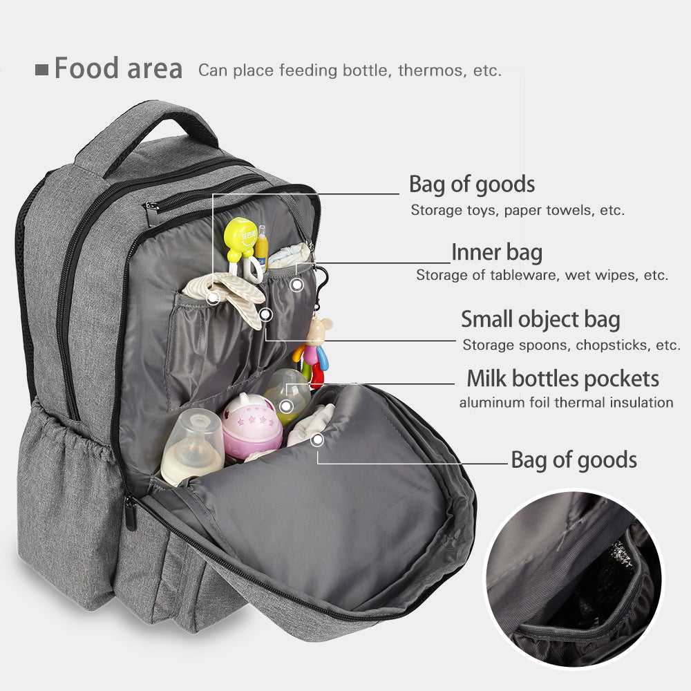 Eleganter Laptop-Rucksack mit Verstärktem Rücken und Isolierten Fächern Brehn
