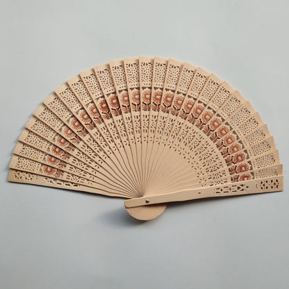 Damen Fächer mit buntem Floralem Design Brehn
