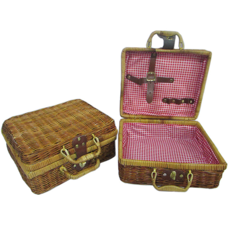 Handgefertigtes Wicker Aufbewahrungskorb Set Brehn