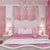 Brehn | 17,5" x 65,5' Tapetenrolle Simplicity für die Mädchenzimmerdekoration mit vertikalem Streifendesign in sanftem Rosa, selbstklebend