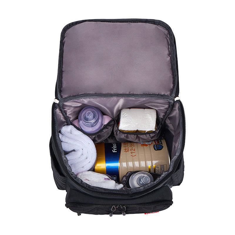 Schicke gesteppt Multi-Fach Rucksack Brehn